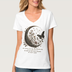 Camiseta Creemos En Cuentos De Hadas Estético Literario 