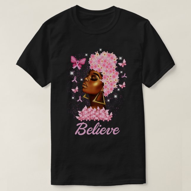 Camiseta Creen apoyo a la sensibilización de guerrero contr (Diseño del anverso)