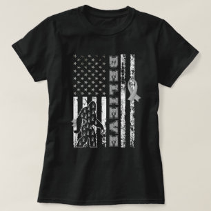 Camiseta Creen Vintage bandera de EE. UU. de gran nivel de 