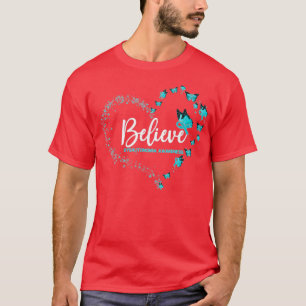 Camiseta Creencia de la mariposa para la toma de conciencia