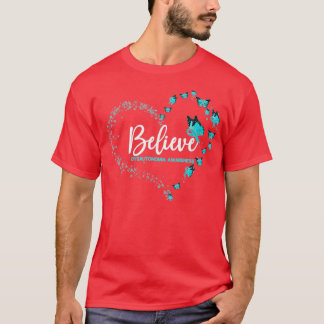 Camiseta Creencia de la mariposa para la toma de conciencia