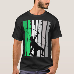 Camiseta Creencia Verde Motivando a Chicas Arquetería Retro