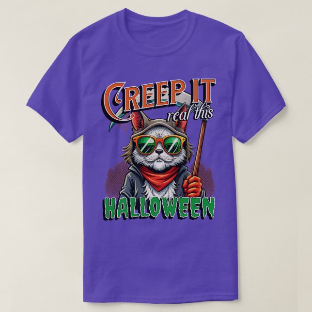Camiseta Creep it real esta Halloween (Diseño del anverso)