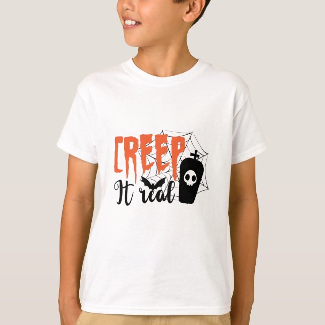 Camiseta Creep It Real Funny Halloween Spookie (Anverso)