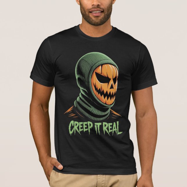 Camiseta Creep it Real Halloween (Anverso)