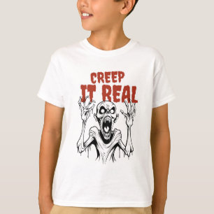 Camiseta CREEP IT REAL: Halloween estético de terror retro