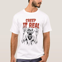 Camiseta CREEP IT REAL: Halloween estético de terror retro