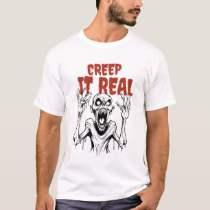 Camiseta CREEP IT REAL: Halloween estético de terror retro