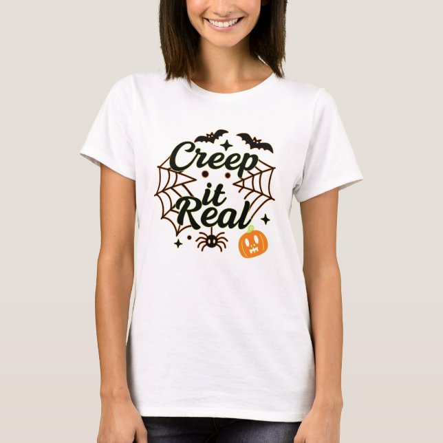 Camiseta Creep It Real Halloween Tee (Anverso)