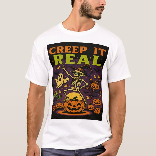 Camiseta Creep It Real Halloween Tee - Desata tu fantasía (Anverso)