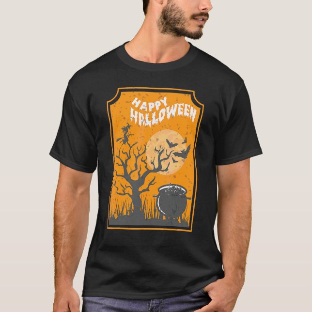 Camiseta Creep It Real Happy Halloween (Anverso)