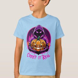 Camiseta Creep it Real, Horror ilustracion Halloween