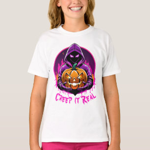 Camiseta Creep it Real, Horror ilustracion Halloween