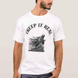 Camiseta Creep it real lema de halloween