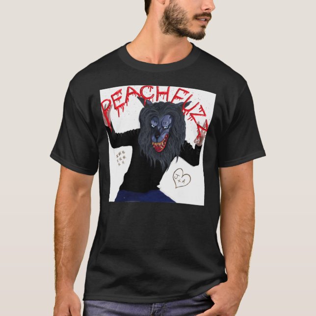 Camiseta Creep - Peachfuzz Werewolf Mask Pose Classic T-Sh (Anverso)