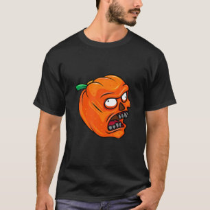 Camiseta Creepe calabaza de Halloween Face Halloween Party 