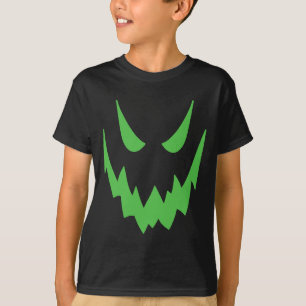 Camiseta Creepe Fun Scary Calabaza Jack O Lantern Face
