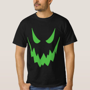 Camiseta Creepe Fun Scary Calabaza Jack O Lantern Face
