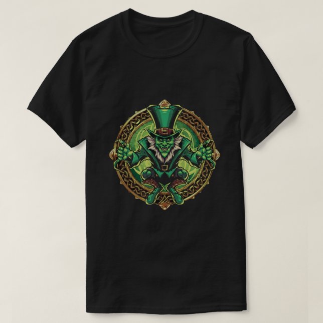 Camiseta Creepe Leprechaun (Diseño del anverso)