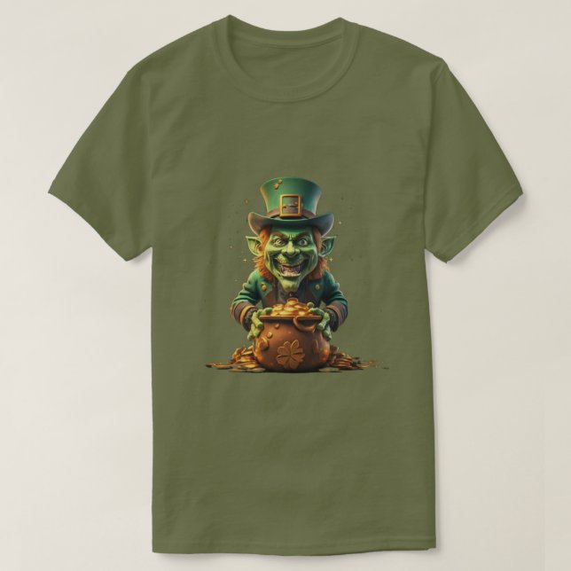 Camiseta Creepe Leprechaun (Diseño del anverso)
