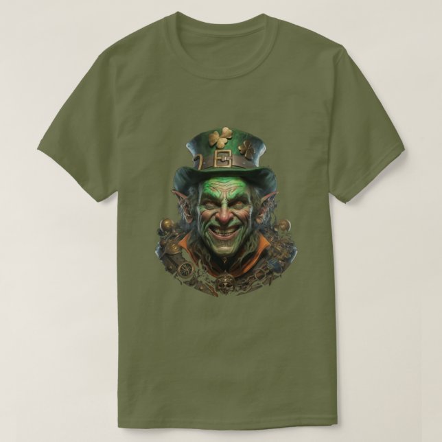 Camiseta Creepe Leprechaun (Diseño del anverso)