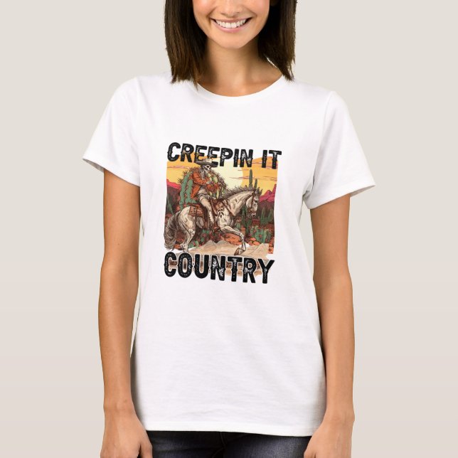 Camiseta Creepin It Country (Anverso)