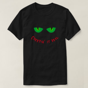 Camiseta Creepin it Real Spooky Eye Halloween T-Shirt