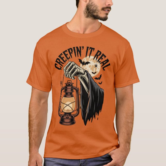 Camiseta Creepit It Real Creep It Real Halloween (Anverso)