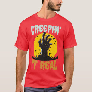 Camiseta Creepit Real Funny Halloween Zombie Pun Chiste Hu