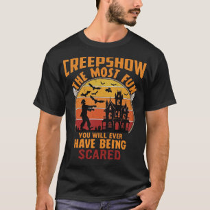 Camiseta Creepshow Halloween Zombie Casa Embrujada Atardece