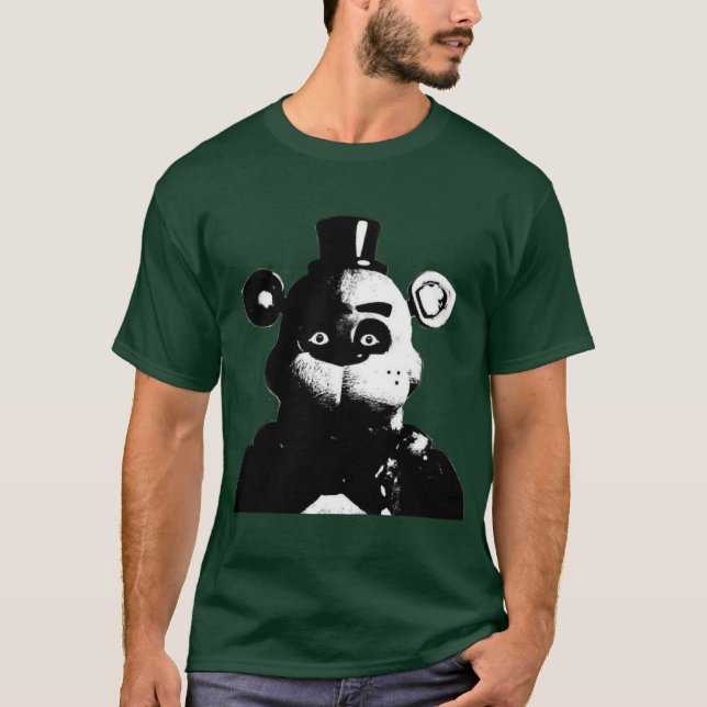 Camiseta Creepy Freddy Fazbear FNaF meme friend (Anverso)