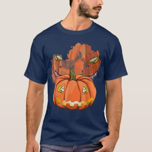 Camiseta Creepy Jack O Lantern Spooky Halloween Costume Sca