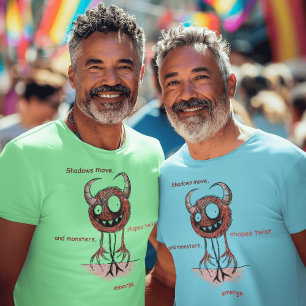 Camiseta Creepy Monsters con inspiraciones cinematográficas