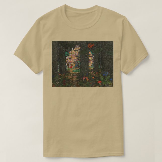 Camiseta Creepy Old Witch Retro Fairy Tale Hansel and Grete (Diseño del anverso)