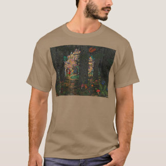 Camiseta Creepy Old Witch Retro Fairy Tale Hansel and Grete