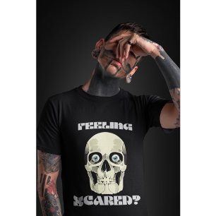 Camiseta Creepy Skull Halloween