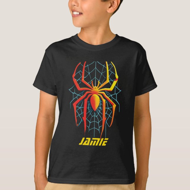 Camiseta Creepy Spider Web (Anverso)