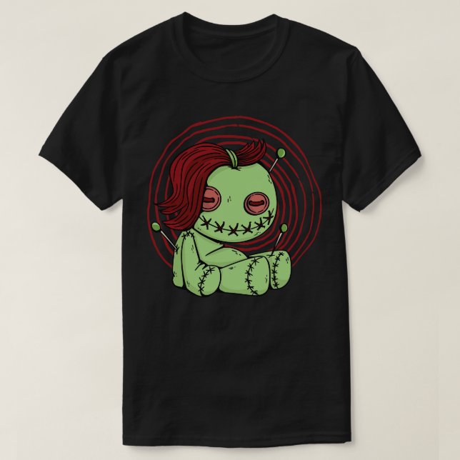 Camiseta Creepy Voo Doll Toon (Diseño del anverso)