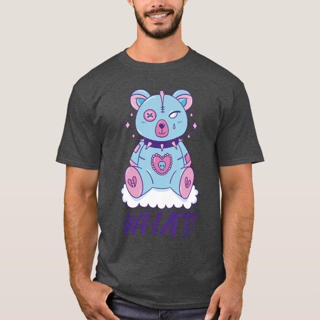Camiseta Creepyeddy What Horror Murderouseddy Bear What gir (Anverso)