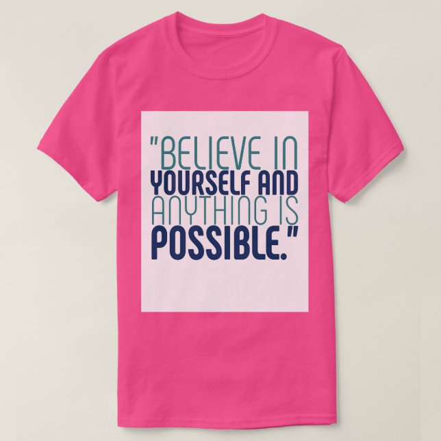 Camiseta Creer (Diseño del anverso)