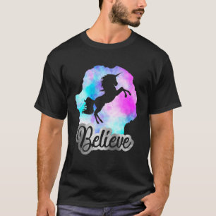 Camiseta Creer A Los Chicas Unicornio De Tye Galaxy Unicorn