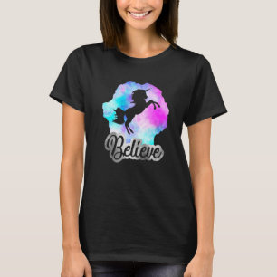 Camiseta Creer A Los Chicas Unicornio De Tye Galaxy Unicorn