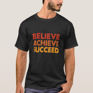 Camiseta Creer alcanzar el éxito Afro negro melanina africa