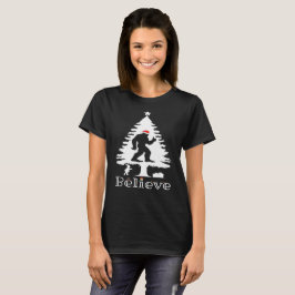 Camiseta Creer árbol de Navidad de criptozoología para pies