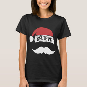 Camiseta Creer Cita Santa Hat Mustache Reunión Familiar Ch