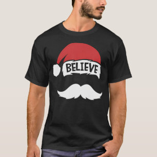 Camiseta Creer Cita Santa Hat Mustache Reunión Familiar Ch