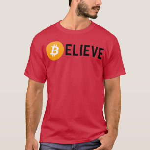 Camiseta Creer en Bitcoin Funny Bitcoin Investor Crypt