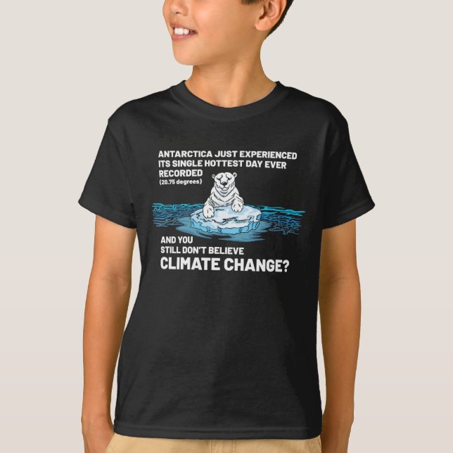 Camiseta Creer en el cambio climático (Anverso)