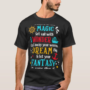 Camiseta Creer En El Juego Mágico Navegar Con Cast De Marav
