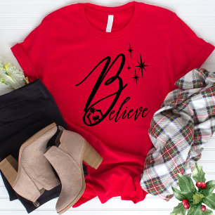 Camiseta Creer En El Milagro De Los Navidades Jesús Manger